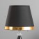 Gino table lamp E27 40W black 25x25x42 cm