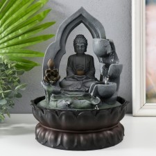 The desktop fountain from the network, backlight 