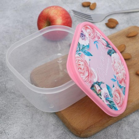 Lunch box square “Happiness in every day”, 700 ml-1