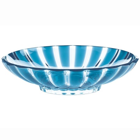 Guzzini Dolcevita fruit bowl, turquoise color