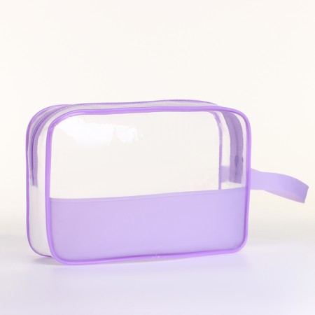 Lightning cosmetic bag, lilac color