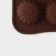 Form for chocolate “Assorted”, silicone, 21.5 × 10.4 × 1.5 cm, 15 cells, brown color