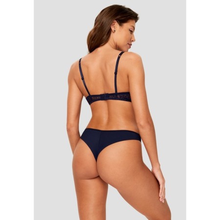 Women's bra, size 75b, dark blue color-5