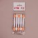 Set of applicators for shadows, bilateral, 5 pcs, 7.5 cm, white color