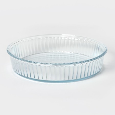 Glass baking dish, d = 28 cm, h = 6 cm-1