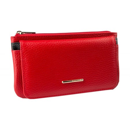 Purse with lightning, red-black color