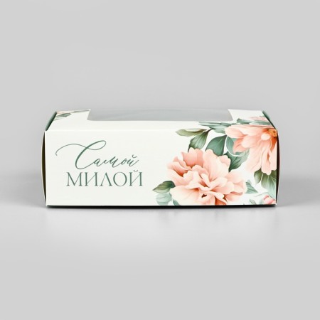 Box for eclairs with the liners of the "smallest", 15 x 10 x 5 cm-1