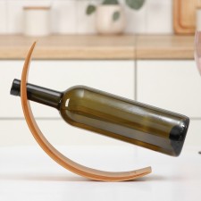 Balance bottle holder, bamboo