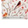 Glossy packaging paper "Birds on the branches", 50 x 70 cm, New Year