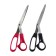 Office scissors 21.5 cm, plastic handles, mix