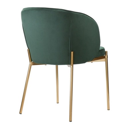 Coral chair, 560 × 500 × 850 mm, velor, green color-9