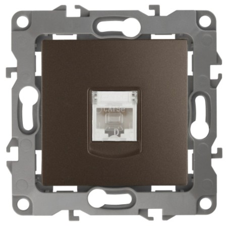 Information socket RJ45, IP20, ERA12, Bronze