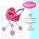 Stroller for puppets universal, metal frame