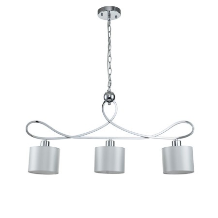 Suspended Indigo, 13011/3P Chrome. 3x60W, e27, 840x150x450/1650 mm, white color-1