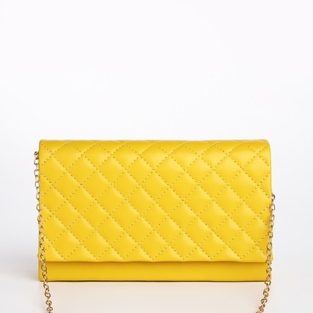 Bag-clate on magnet, yellow color