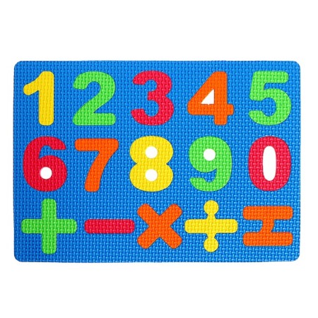 Bright numbers rug-puzzle, Mix colors-5