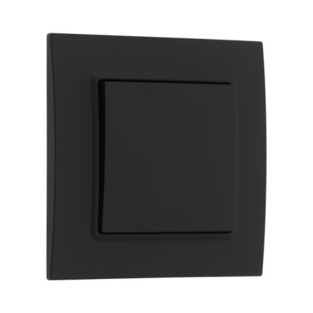 Silent Elegant Silent Switch, 10 a, 1 cl., Hidden, black-1