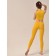 Women's Legins in the Rubber Leggings RIB, size 46-48, lemon color