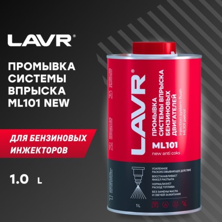 Washing the injection systems of gasoline engines LAVR ML101 with a split action, 1 liter