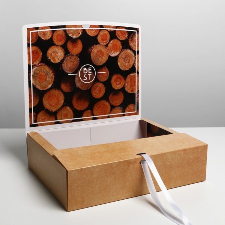 Bearbox Gift Two -way folding, packaging, “Male”, 31 x 24.5 x 8 cm