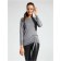 Female jumper with decorative assembly Contse Elegant, XS size, Steel Grey color