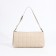 Baget bag with zipper, beige color