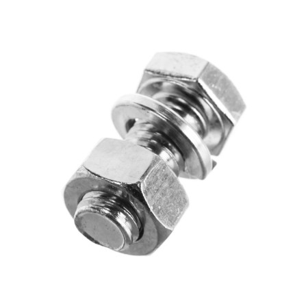 Bolt bolt master, with a hexagonal head, galvanized, Din933, M8x20 mm, 6 pcs-3