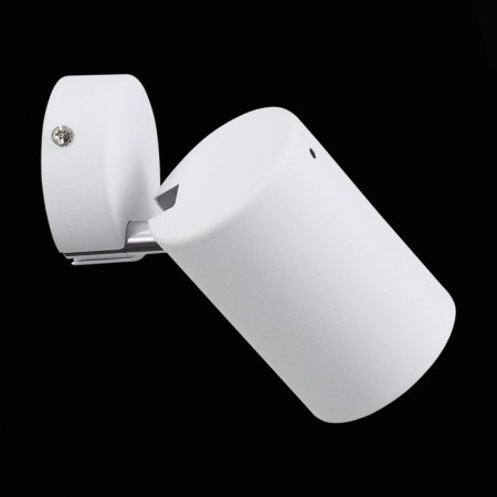 STAST ST LUCE. SL597.501.01. 1x3 W, GU10 LED, 3000K, 8x15.5 cm, white color, chrome-3