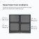 Hon surface Delvento V60i74S110, induction, 4 burners, sensor, gray-black