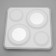Causteen with PDU 2047/1 LED 160W Dimmer white D.50 cm Bayerlux