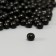Wooden beads "Astra" round, 8 mm, 50 g, black