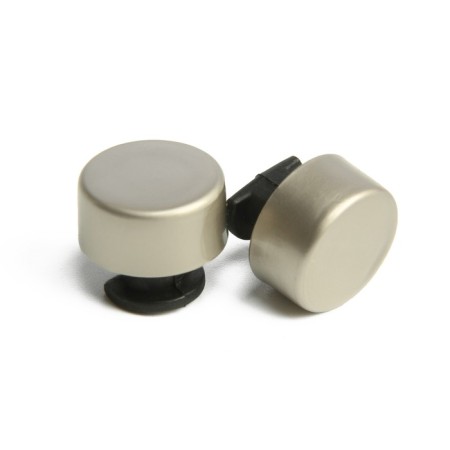 Tundra mirror holder, D = 17 mm, without drilling, color nickel, 4 pcs.-4