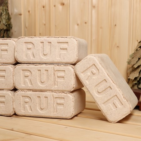 Firewood "Fuel bricket Ruf", birch dust set 12 pcs-1