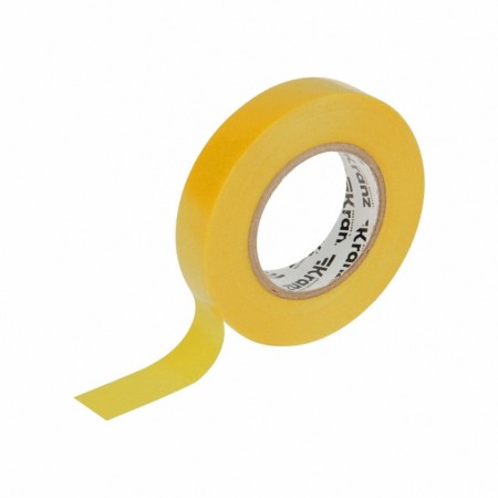 PVC island 0.13x15 mm, 25 m, yellow kranz-2