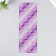 Sticker of rhinestone plastic "Pink-violet gradient" 30x10.5 cm