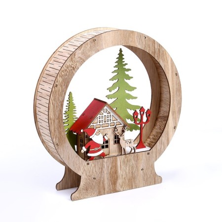 Decor with backlight "New Year's fairy tale" 22.5 × 21 × 5 cm-5