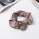 Hair elastic band "Orbit" ornament spots, 10 cm, brown