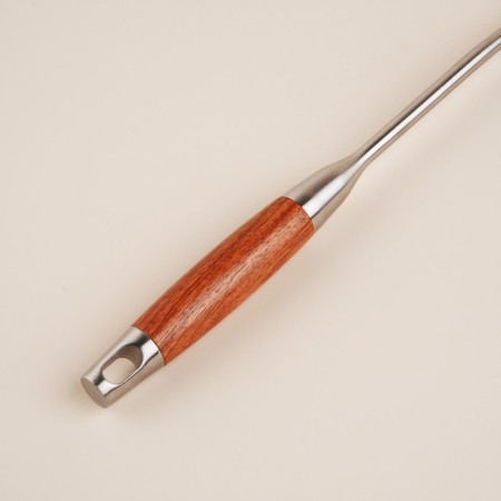 The blade is perforated of stainless steel SL Home “Rustik”, 39.5 × 8 cm, the color is silver-4