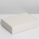 Gift folding box, packaging, "beige", 21 x 15 x 5 cm