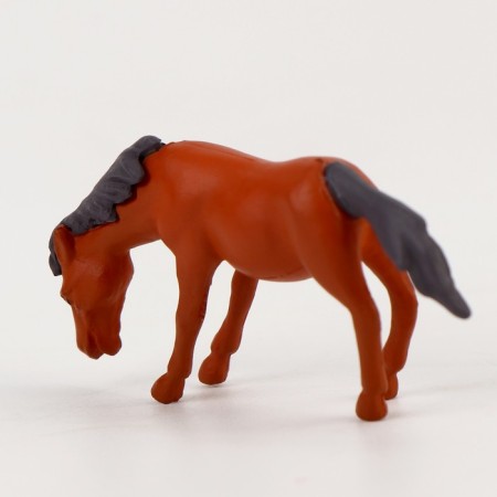 Miniature Puppet "Horse", set 2 pcs., Size 1 pc. - 4.5 × 2.5 × 1 cm, brown color-2