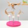 Teaser on the basis of "festive", 15 cm, brown/white/pink