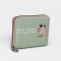 Lightning wallet, card for cards, for coins, green color