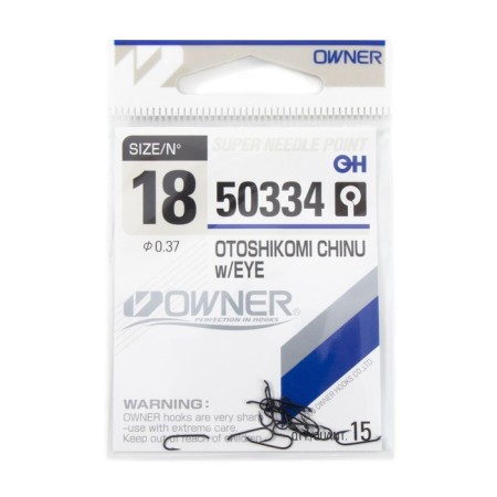 The hook Owner Otoshikomi Chinu Weye No. 18, 15 pcs.