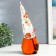 Interior doll "Granny in a cap with pumpkins" 28x7x6 cm