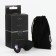 Anal traffic jam-hoods, with a crystal, without vibration, Soft silicone, 35 x 80 mm, black