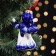 Souvenir on the Christmas tree "Angel", 11 cm, Gzhel