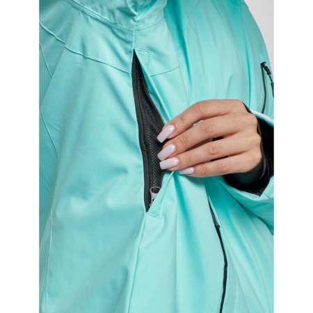 Ski costume female, size 54, turquoise color-8