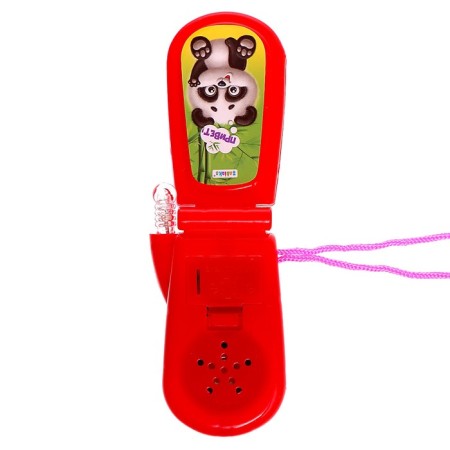 Musical phone "Panda", sound effects, works from batteries, mix-5