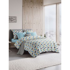 Bed linen 2 joint venture Colorful Geometry, size 220x214 cm, 175x215 cm, 70x70 cm - 2 pcs