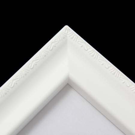 Photo frame plastic L-6 15x21 cm, white (plastic screen)-7